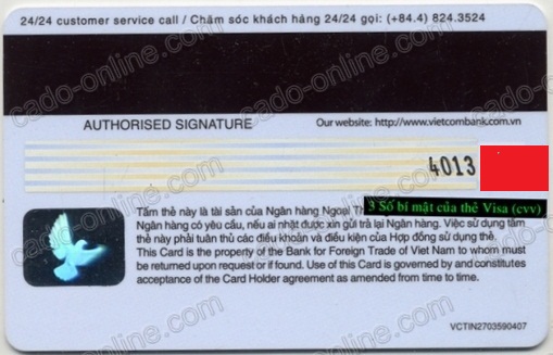 Nạp thẻ zing online qua Visa, Mastercard