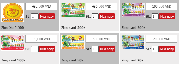 MUA THẺ GAME ONLINE, THẺ ĐIỆN THOẠI GIÁ RẺ
