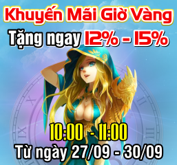 Khuyến mãi giờ vàng