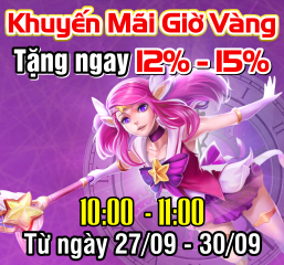 Khuyến mãi thẻ BIT - Tặng ngày 15%
