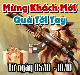 Mừng khách mới - Quà tới tay