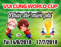 Vui Cùng World Cup - Nhận Thẻ Miễn Phí