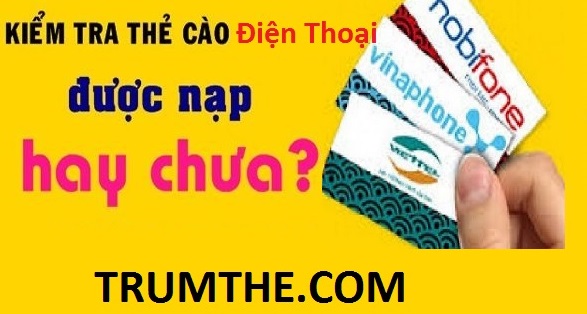 Hướng dẫn kiểm tra Thẻ Điện Thoại đã nạp hay chưa?