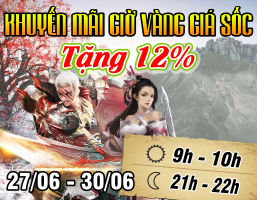 Khuyến Mãi Giờ Vàng Giá Sốc