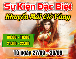 Khuyến Mãi Giờ Vàng