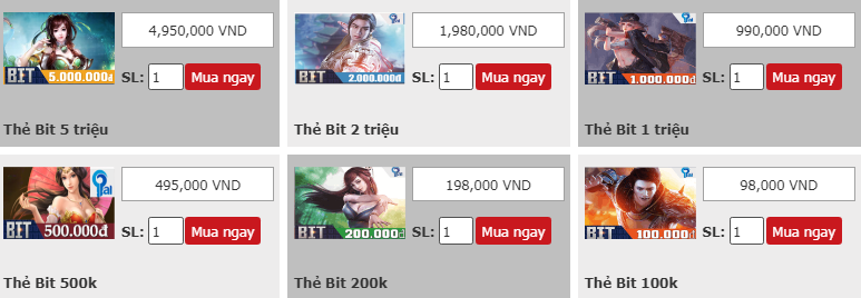 Cách mua thẻ Bit đa năng uy tín và đơn giản