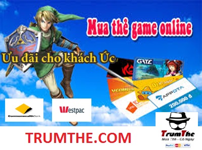 Thủ thuật Mua Thẻ Game Online khi ở Úc