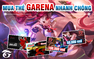 Nơi đâu có thể mua thẻ Garena uy tín nhất?