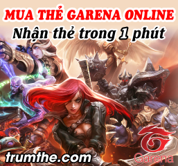 Hướng dẫn mua thẻ garena trực tuyến nhanh gọn lẹ