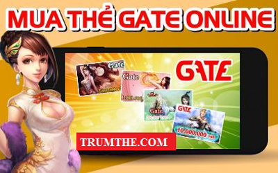 Hướng dẫn mua thẻ Gate online tại website Trumthe.com
