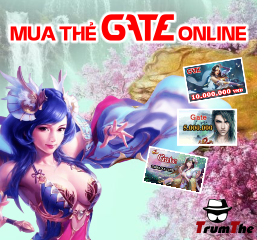 Mua thẻ gate online chiến đấu cùng các game online đình đám