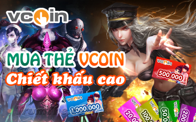 Ở đâu có thể mua thẻ Vcoin chiết khấu cao?