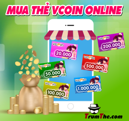 Bỏ túi cách mua thẻ Vcoin siêu tốc tại trumthe.com