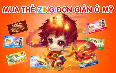 Làm thế nào để có thể Mua thẻ Zing khi ở Mỹ?