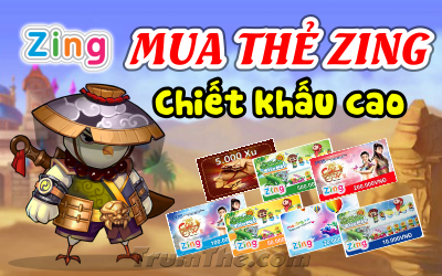Mách bạn nơi mua thẻ Zing với chiết khấu cao