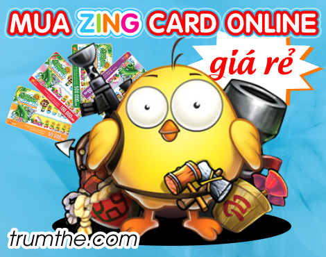 Mua zing card online giá rẻ qua Paypal