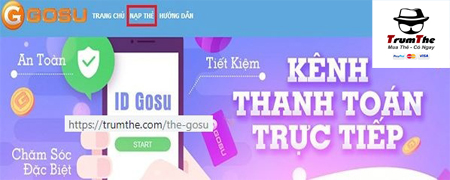 Bốn bước sở hữu thẻ Gosu trong tầm tay