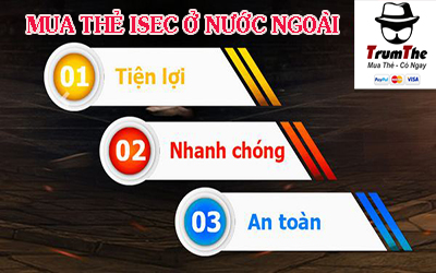 Cách Mua Thẻ iSec Khi Ở Nước Ngoài