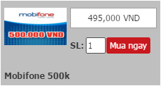 Cách mua thẻ mobifone qua Paypal