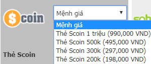 Mua thẻ Scoin siêu nhanh và an toàn khi ở Mỹ