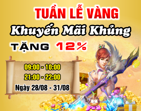 Tuần Lễ Vàng - Khuyến Mãi Khủng
